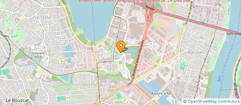 localisation de l'entreprise MONSIEUR SEBASTIEN DIDIER MAX GUELIN  BORDEAUX