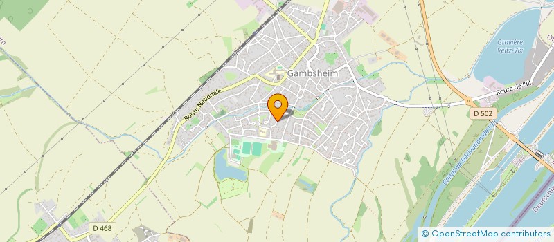 localisation de l'entreprise MONSIEUR SEBASTIEN DIETSCH  GAMBSHEIM