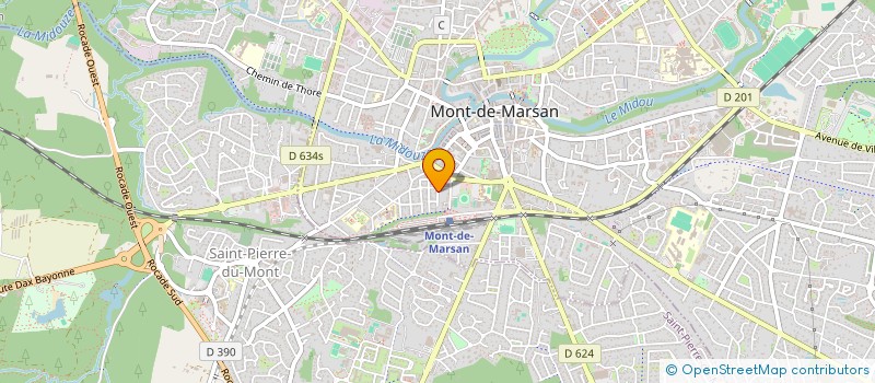 localisation de l'entreprise MONSIEUR SEBASTIEN DIETTE  MONT-DE-MARSAN