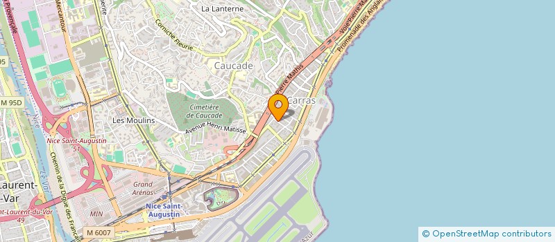 localisation de l'entreprise MONSIEUR SEBASTIEN DIMANCHE à NICE