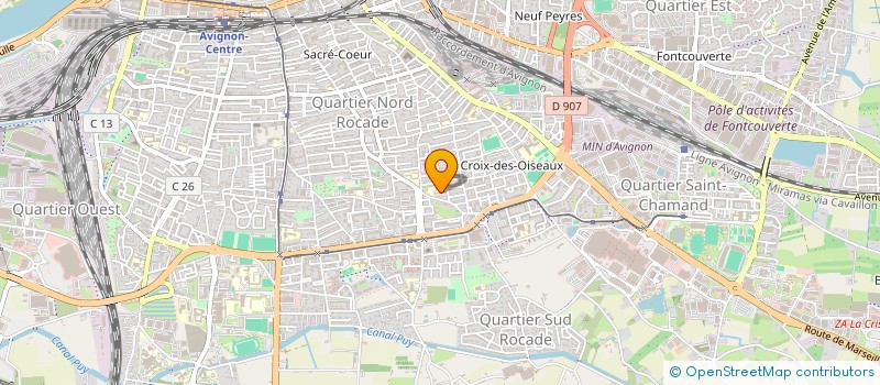 localisation de l'entreprise MONSIEUR SEBASTIEN DIOGO à AVIGNON