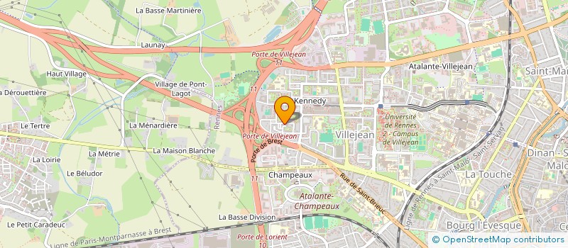localisation de l'entreprise MONSIEUR SEBASTIEN DISDET à RENNES