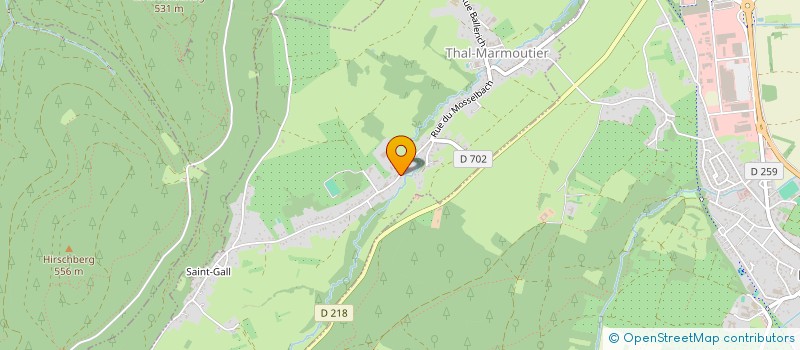 localisation de l'entreprise MONSIEUR SEBASTIEN DISTEL  THAL-MARMOUTIER