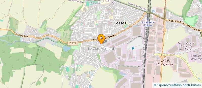 localisation de l'entreprise MONSIEUR SEBASTIEN DITHURBIDE  MARLY-LA-VILLE