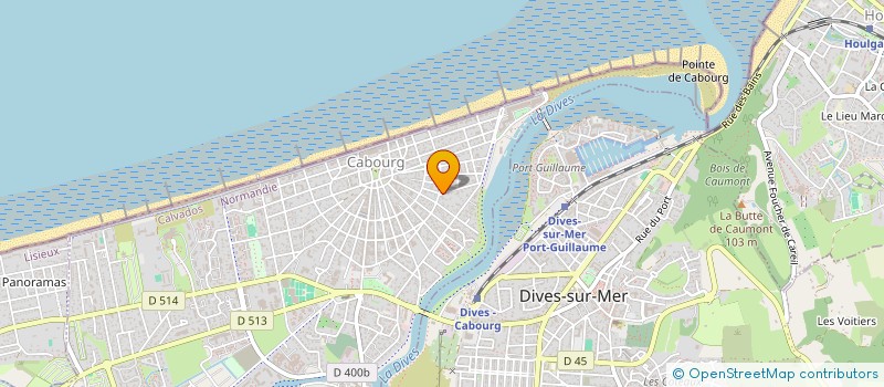 localisation de l'entreprise MONSIEUR SEBASTIEN DJOUADI  CABOURG