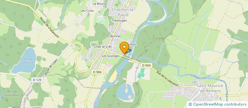 localisation de l'entreprise MONSIEUR SEBASTIEN DJURDJEVIC à CHATILLON-LA-PALUD