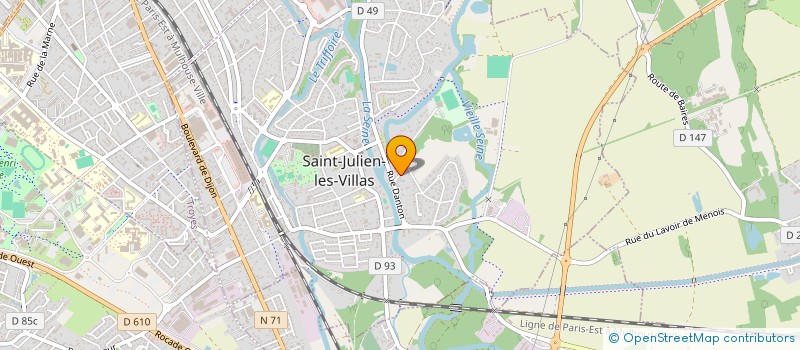 localisation de l'entreprise MONSIEUR SEBASTIEN DOLAT  SAINT-JULIEN-LES-VILLAS