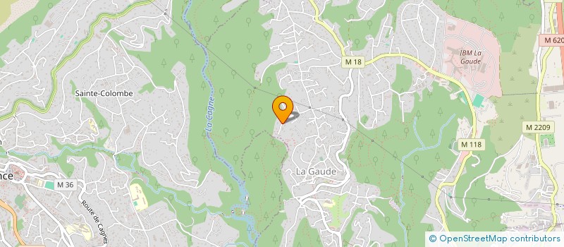 localisation de l'entreprise MONSIEUR SEBASTIEN DOLFI  LA GAUDE