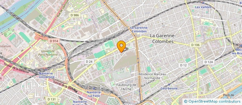 localisation de l'entreprise MONSIEUR SEBASTIEN DOLIGER  LA GARENNE-COLOMBES