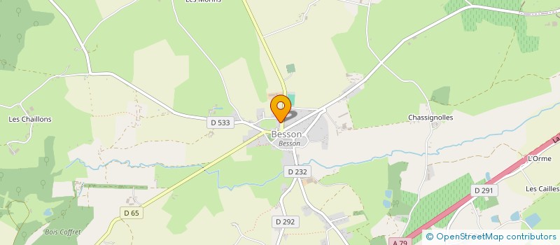 localisation de l'entreprise MONSIEUR SEBASTIEN DOMINIQUE  BESSON