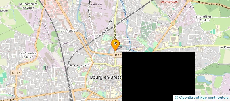 localisation de l'entreprise MONSIEUR SEBASTIEN DONIN à BOURG-EN-BRESSE
