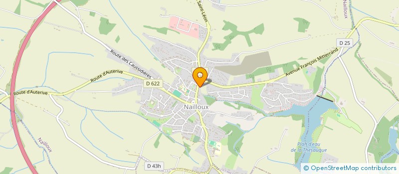 localisation de l'entreprise MONSIEUR SEBASTIEN DONNADIEU  NAILLOUX