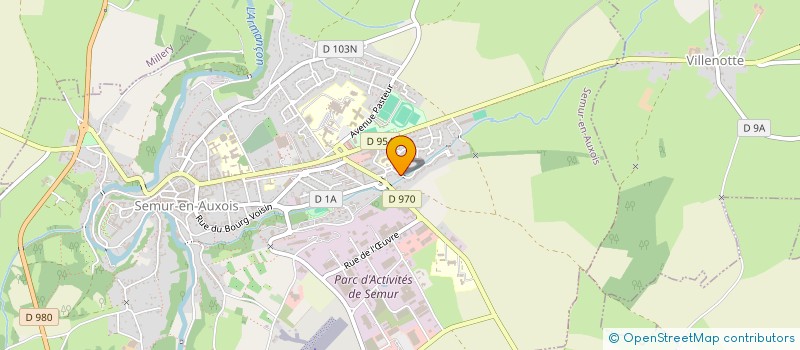 localisation de l'entreprise MONSIEUR SEBASTIEN DOROTTE à SEMUR-EN-AUXOIS