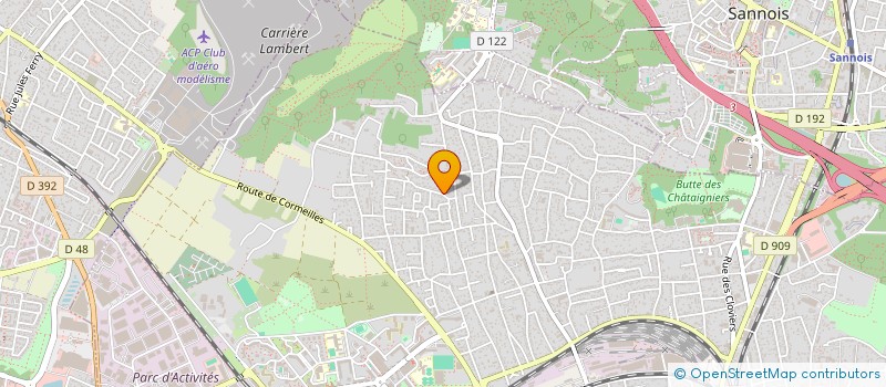 localisation de l'entreprise MONSIEUR SEBASTIEN DOS SANTOS  ARGENTEUIL