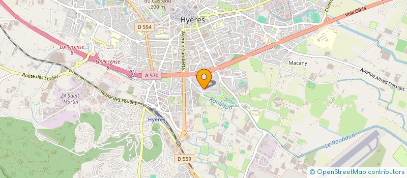 localisation de l'entreprise MONSIEUR SEBASTIEN DOS SANTOS à HYERES