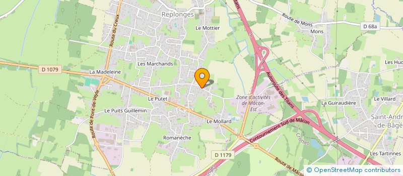 localisation de l'entreprise MONSIEUR SEBASTIEN DOUCET à REPLONGES