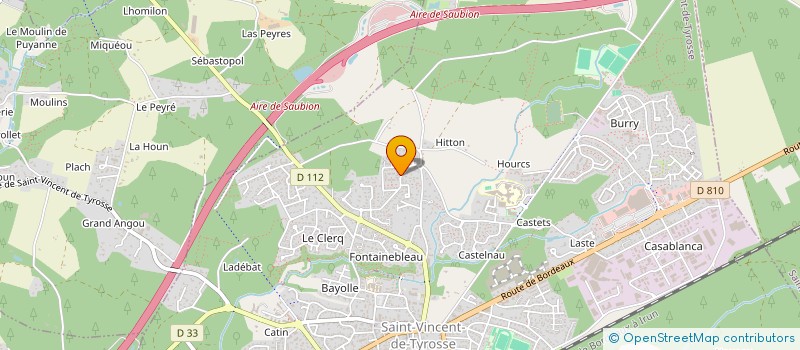 localisation de l'entreprise MONSIEUR SEBASTIEN DOUMENC  SAINT-VINCENT-DE-TYROSSE