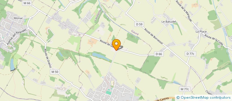 localisation de l'entreprise MONSIEUR SEBASTIEN DOUSSAU  DREMIL-LAFAGE