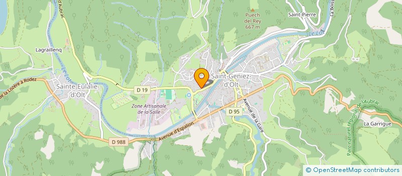 localisation de l'entreprise MONSIEUR SEBASTIEN DOVERGNE à SAINT GENIEZ D'OLT ET D'AUBRAC