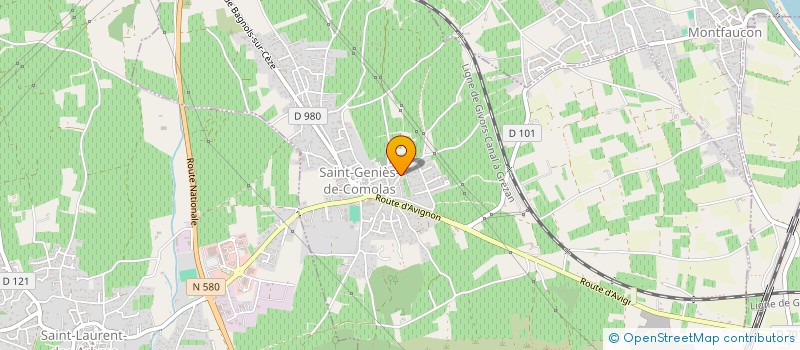 localisation de l'entreprise MONSIEUR SEBASTIEN DROGUE à SAINT-GENIES-DE-COMOLAS