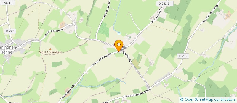 localisation de l'entreprise MONSIEUR SEBASTIEN DRONSART  PITTEFAUX