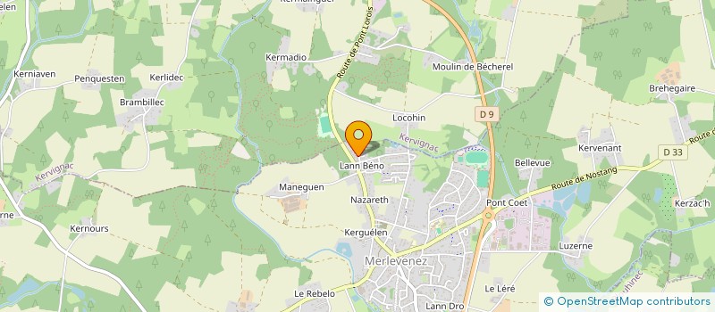 localisation de l'entreprise MONSIEUR SEBASTIEN DROUART à MERLEVENEZ