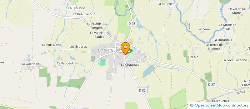 localisation de l'entreprise MONSIEUR SEBASTIEN DROUIN à ERCE-EN-LAMEE