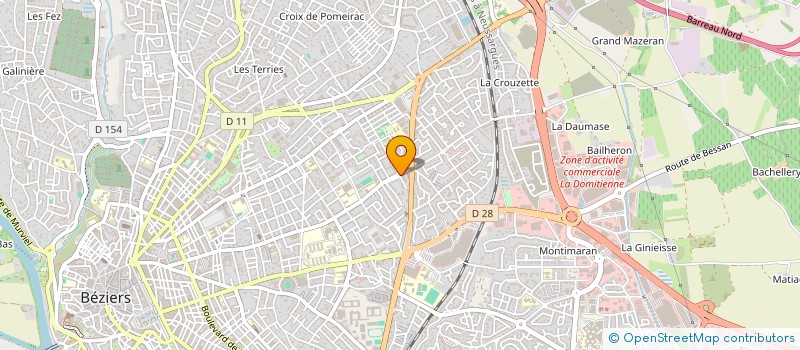 localisation de l'entreprise MONSIEUR SEBASTIEN DROZD à BEZIERS