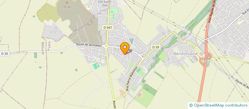 localisation de l'entreprise MONSIEUR SEBASTIEN DRUELLE  HULLUCH