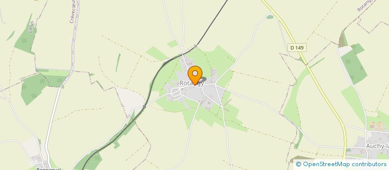 localisation de l'entreprise MONSIEUR SEBASTIEN DU BRON  ROTANGY