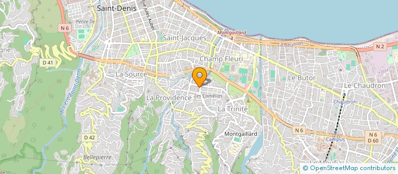 localisation de l'entreprise MONSIEUR SEBASTIEN DUBOIS à SAINT-DENIS