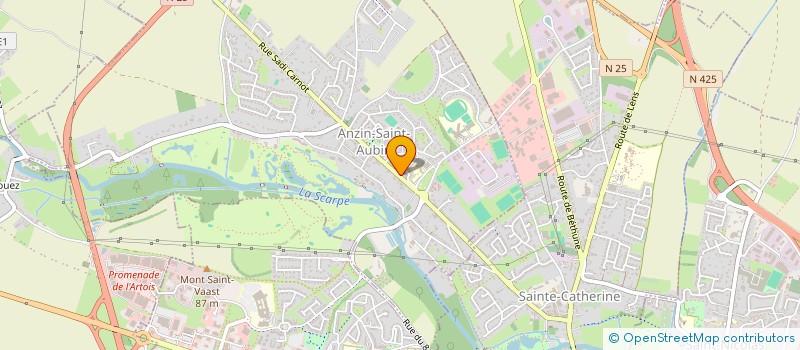 localisation de l'entreprise MONSIEUR SEBASTIEN DUBOIS  ANZIN-SAINT-AUBIN