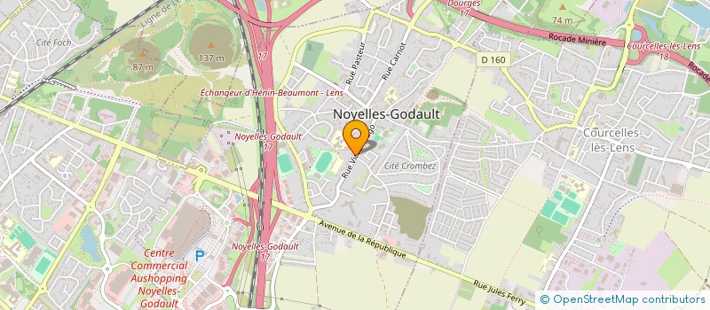 localisation de l'entreprise MONSIEUR SEBASTIEN DUBOIS  NOYELLES-GODAULT