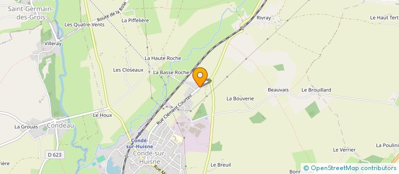 localisation de l'entreprise MONSIEUR SEBASTIEN DUBOIS à SABLONS SUR HUISNE