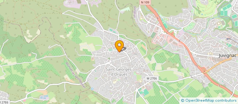 localisation de l'entreprise MONSIEUR SEBASTIEN DUBOIS  SAINT-GEORGES-D'ORQUES