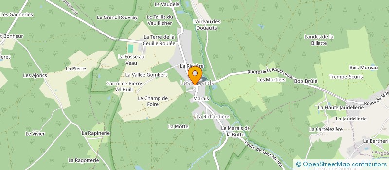 localisation de l'entreprise MONSIEUR SEBASTIEN DUBOS à LANGEAIS