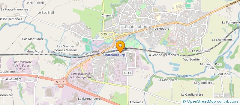 localisation de l'entreprise MONSIEUR SEBASTIEN DUBREIL à CHATEAUBOURG