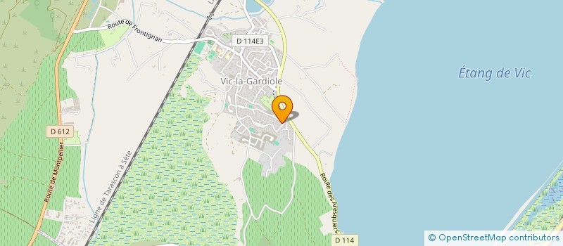 localisation de l'entreprise MONSIEUR SEBASTIEN DUBUS  VIC-LA-GARDIOLE