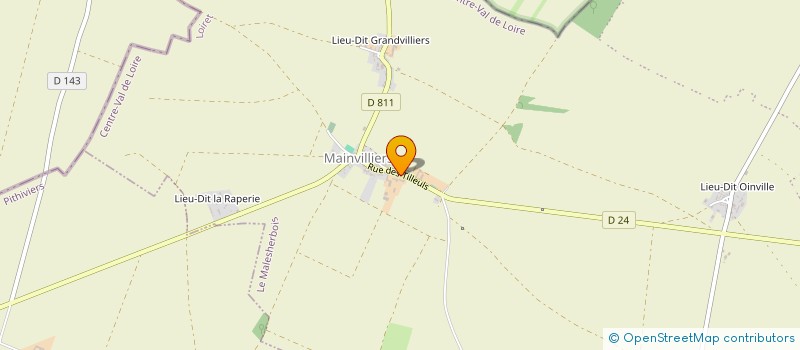 localisation de l'entreprise MONSIEUR SEBASTIEN DUCASTEL à LE MALESHERBOIS