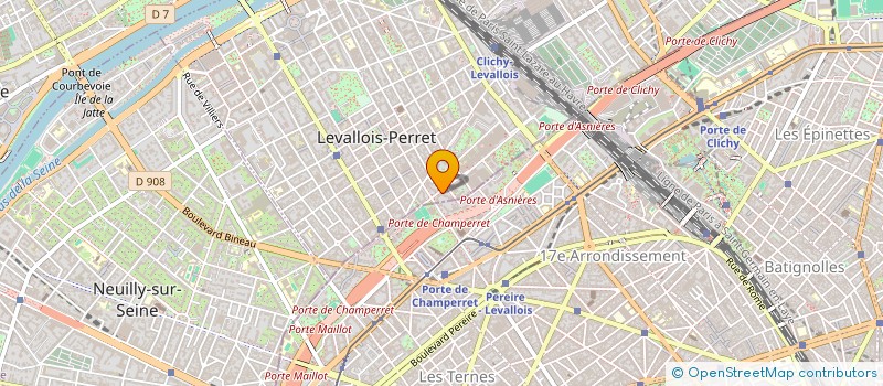 localisation de l'entreprise MONSIEUR SEBASTIEN DUCATTE à LEVALLOIS-PERRET
