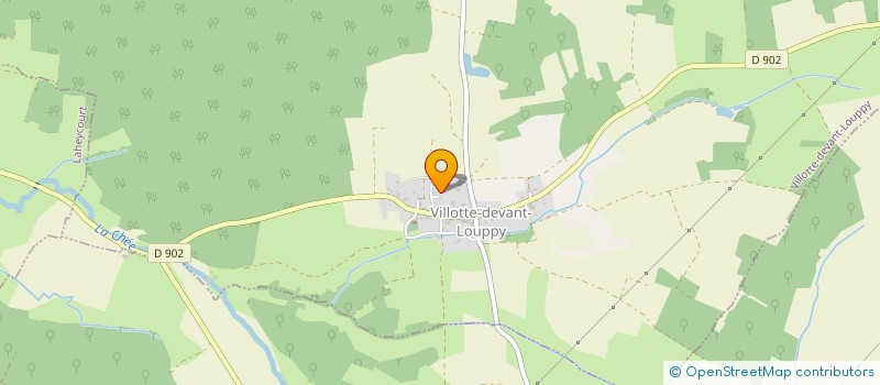 localisation de l'entreprise MONSIEUR SEBASTIEN DUCERT à VILLOTTE-DEVANT-LOUPPY