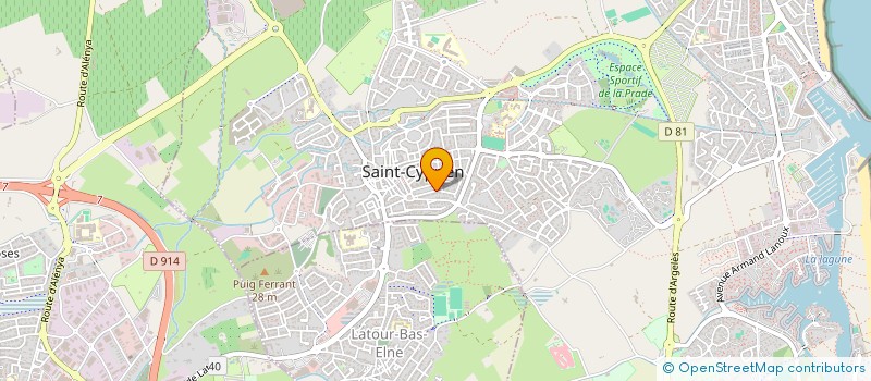 localisation de l'entreprise MONSIEUR SEBASTIEN DUCHAUSSOY  SAINT-CYPRIEN