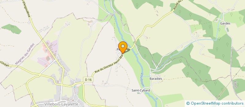 localisation de l'entreprise MONSIEUR SEBASTIEN DUCHER à GARDES-LE-PONTAROUX