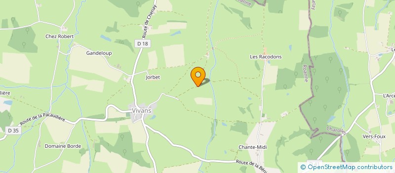 localisation de l'entreprise MONSIEUR SEBASTIEN DUCLEROIR  VIVANS