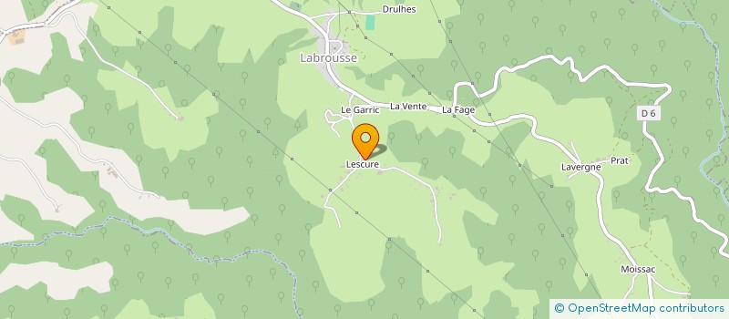 localisation de l'entreprise MONSIEUR SEBASTIEN DUCLOS à LABROUSSE