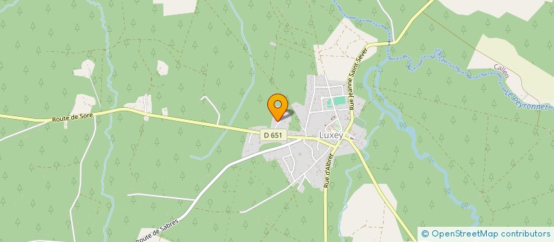 localisation de l'entreprise MONSIEUR SEBASTIEN DUCLOS  LUXEY