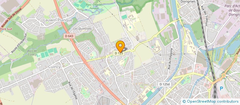 localisation de l'entreprise MONSIEUR SEBASTIEN DUCOURANT  HAUBOURDIN