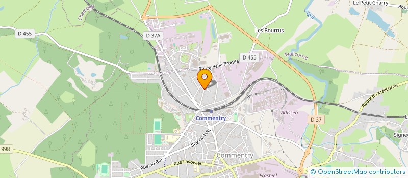 localisation de l'entreprise MONSIEUR SEBASTIEN DUCOURTHIAL  COMMENTRY