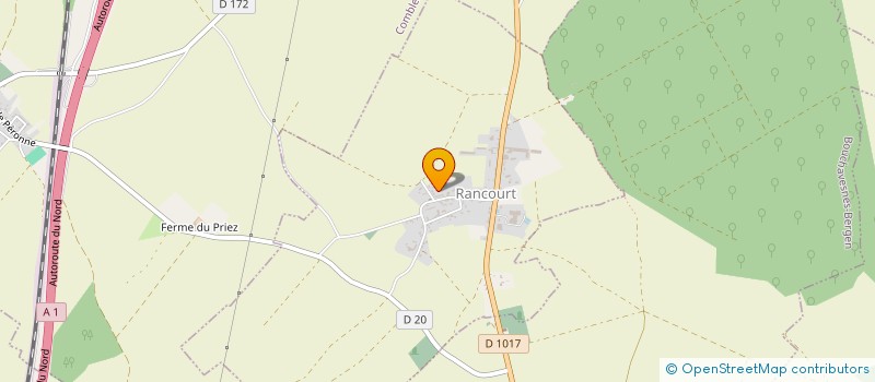 localisation de l'entreprise MONSIEUR SEBASTIEN DUCRON  RANCOURT