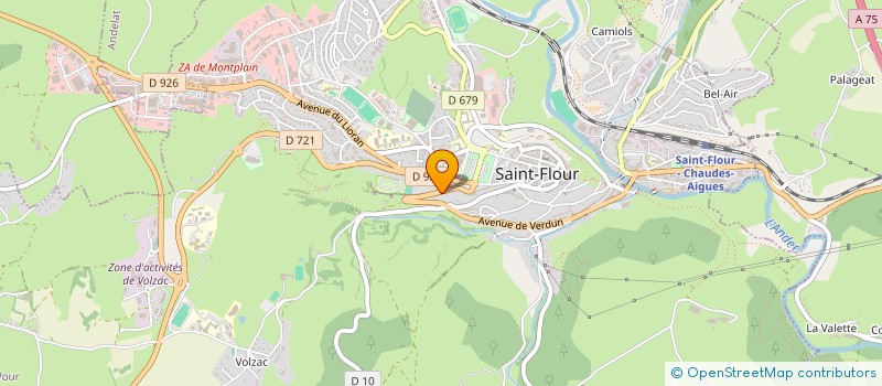 localisation de l'entreprise MONSIEUR SEBASTIEN DUCROUX à SAINT-FLOUR
